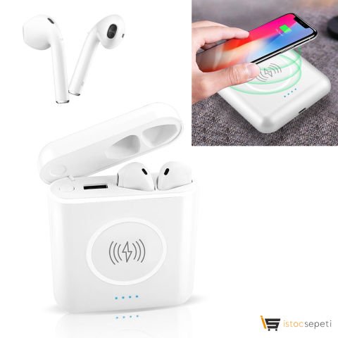 Bluetooth Kulaklık ve Wireless Mobil Şarj Cihazı Promosyon