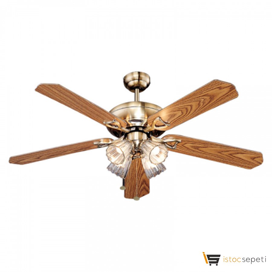 Kaşkar Taflan M52022L Üç kademeli Çekme Zincirli Tavan Vantilatörleri