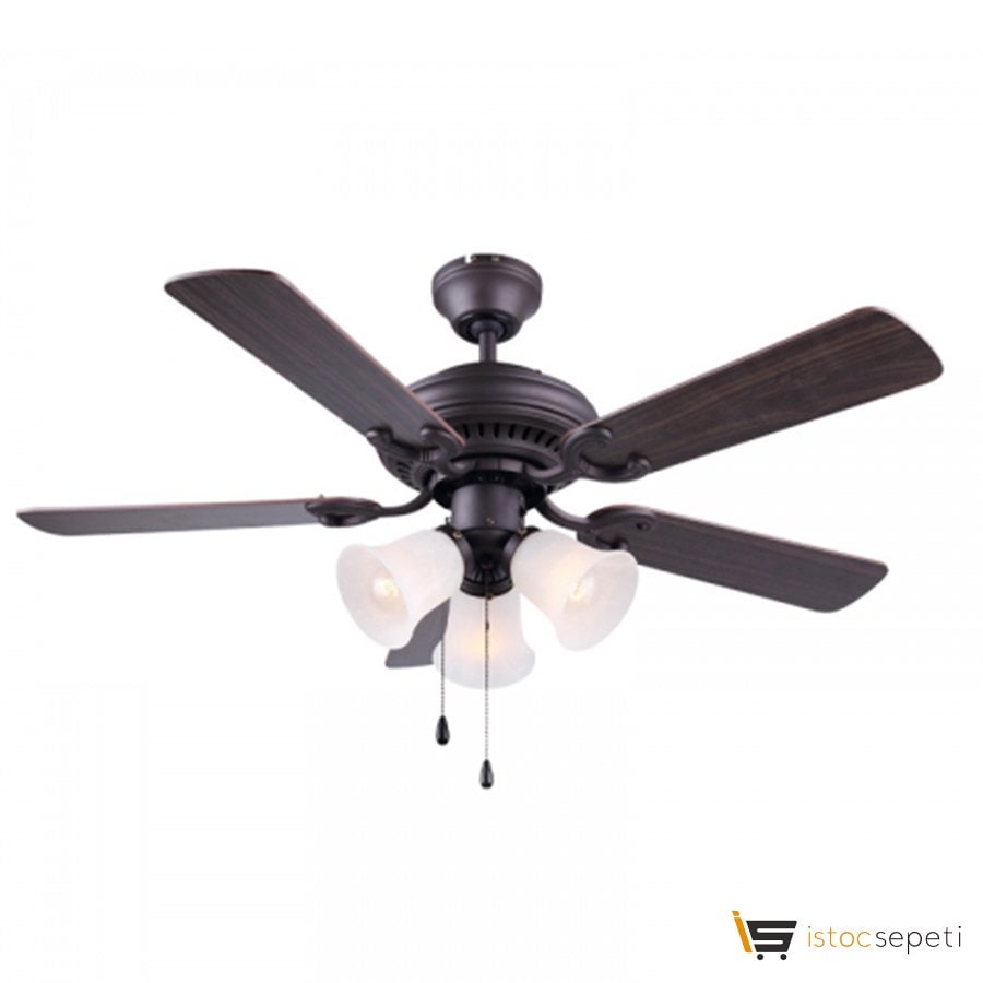 Kaşkar Taflan D42019 Üç kademeli Çekme Zincirli Tavan Vantilatörleri