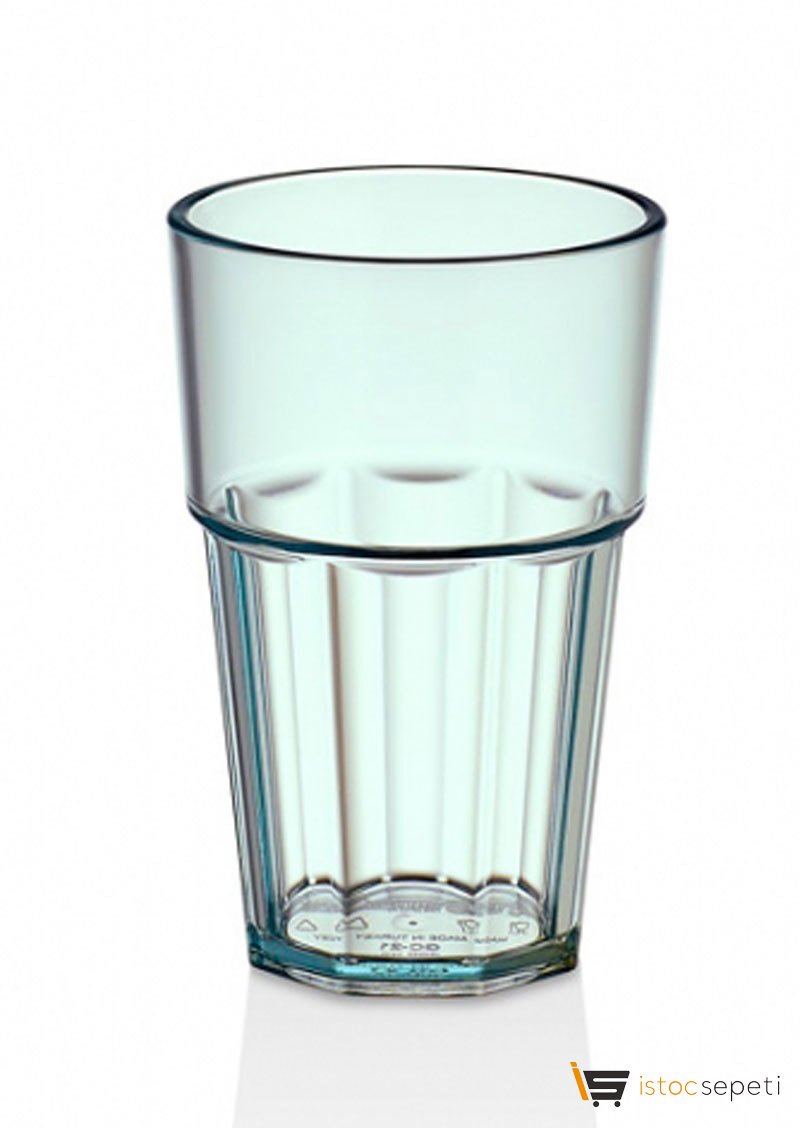 Kazabalanka Bardak Mavi Şeffaf 400 ml GC-22