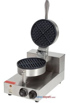 Profesyonel Waffle Makinesi Döküm Sanayi Tip Teflon Kaplı