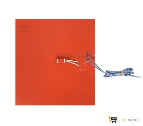 Silikon Rezistans(Yapışkanlı,Emniyet Termostatlı)Benmari 20x40cm 800 Watt