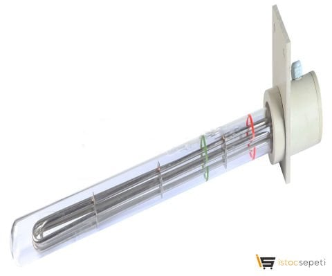Kablolu Cam Tüp Rezistans L:60cm 5Mt 1200Watt