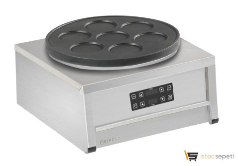 Omake KRP01.E15 Dijital Teflon 7 Bölmeli Tekli Krep Makinesi, Elektrikli