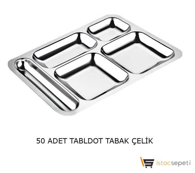 Toptan Tabldot Tabak 50 Adet 430 Çelik