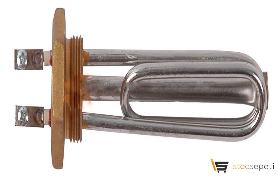 Kıvrık Soketli Tek Eleman Rezistans 750Watt L:14CM