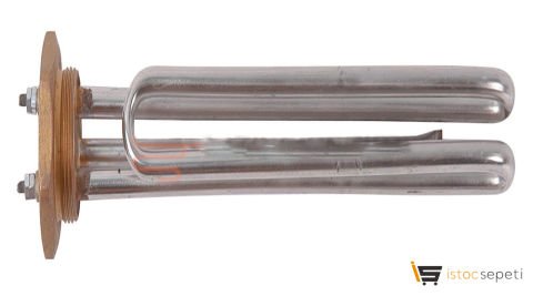 Kıvrık Somunlu Tek Eleman Rezistans L:25cm 2.500 Watt