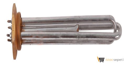 Somunlu İki Eleman Rezistans L:30cm 2x950 Watt