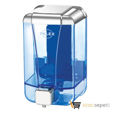 Sıvı Sabun Dispenseri Şeffaf Krom 1000 CC
