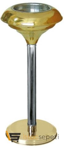 Arı Metal 1611 Ayaklı Küllük Pirinç Krom Ayaklı 2 No