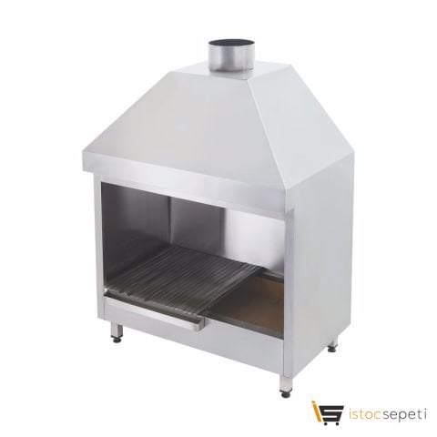 Görkem 150 Cm Davlumbazlı Kömürlü Izgara