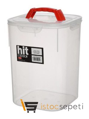 Erzak Kavanozu No: 3 Köşeli Kilitli Kapak 11.4 L