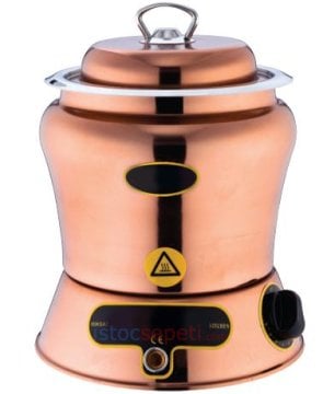 Çikolata Sosluk Sıcak Dondurma Sos Makineleri Bakır 2.5 Lt