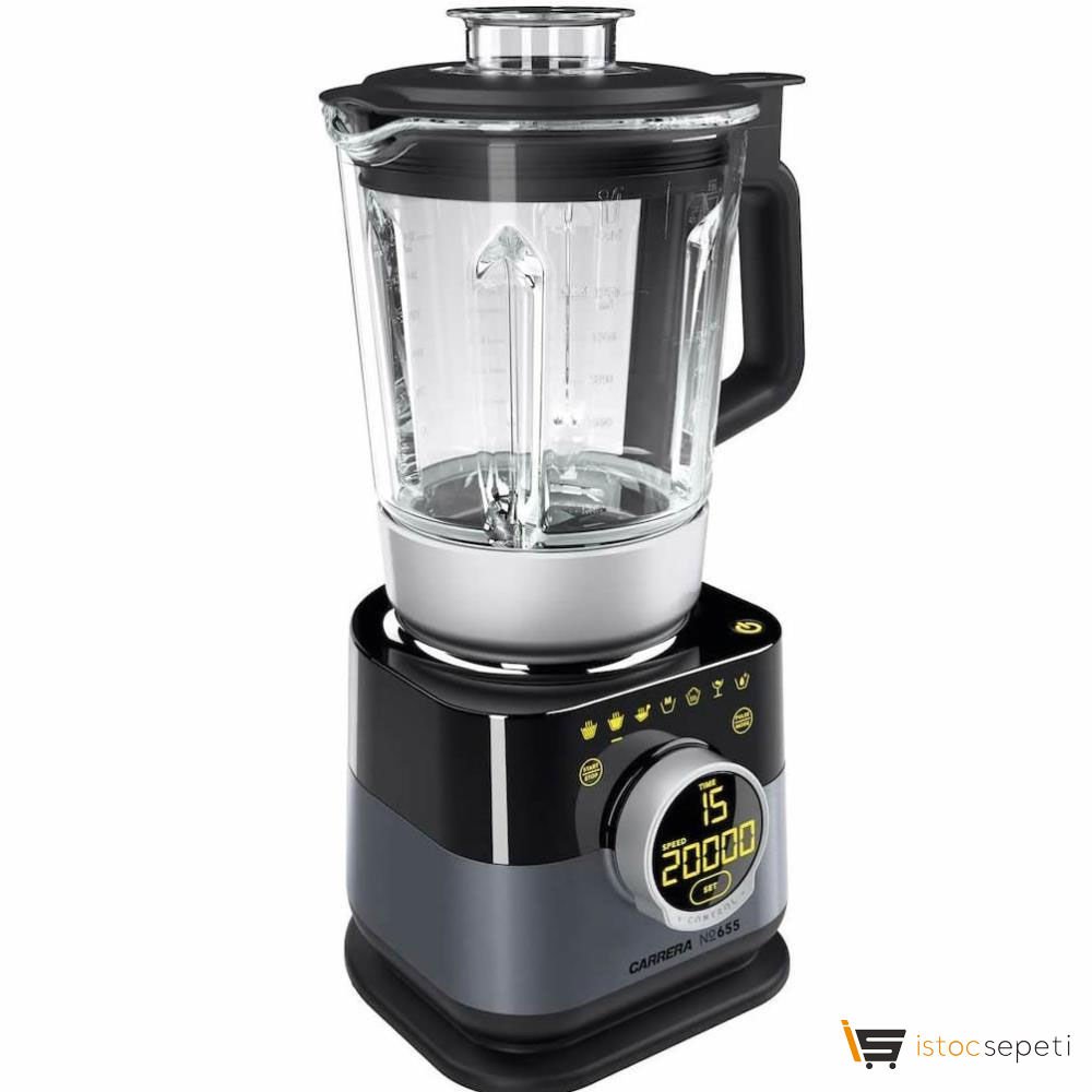 Carrera No 655 Buz Kırma, Pişirme, Buhar Fonksiyonlu 1500W Blender