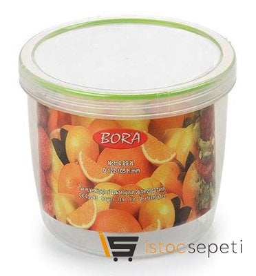 Saklama Kabı Contalı Vidalı 900 ml No: 8 0.89 L