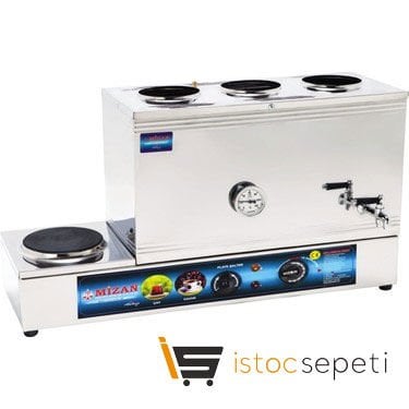 60lik Kaynaklı Elektrikli Çay Kazanı