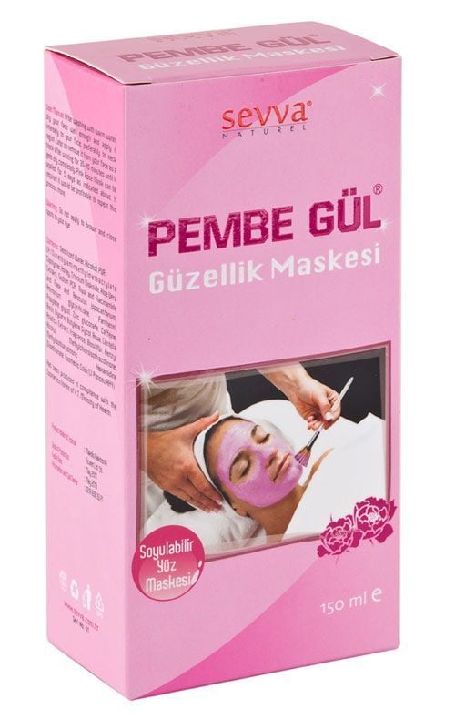 Pembe Maske Pembe Gül 1 Adet