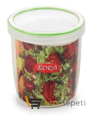 Saklama Kabı Contalı Vidalı 650 ml No: 6 0.65 L