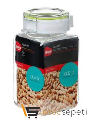 Köşeli Pet Saklama Kabı No:2 500 ml