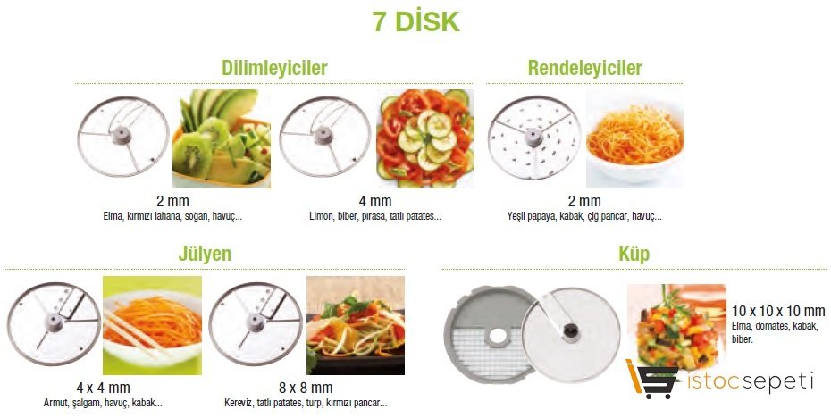 Robot Coupe 7'li Disk