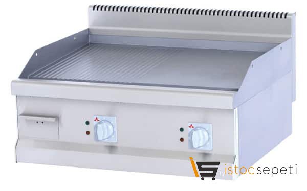 Atalay Elektrikli Izgara 800x700 Nervürlü+Düz - AEI-870-ND