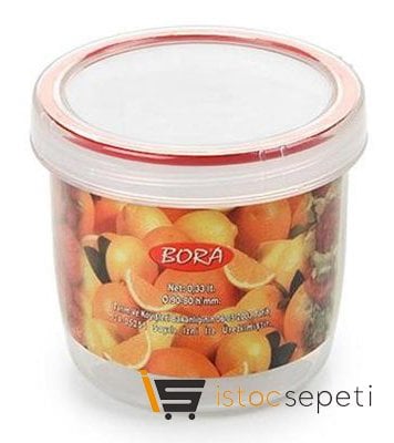 Saklama Kabı Contalı Vidalı 330 ml No: 2 0.33 L
