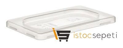 Kilitli Propilen Gastronomi Kapağı GN 1/9 Şeffaf