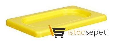 Kilitli Propilen Gastronomi Kapağı GN 1/9 Sarı