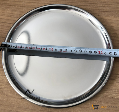 Lahmacun Servis Tabağı 22.5 cm 10 Adet Toptan Satış