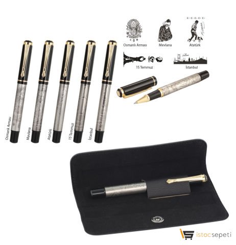 Tekli Kabartma Roller Kalem Seti Promosyon