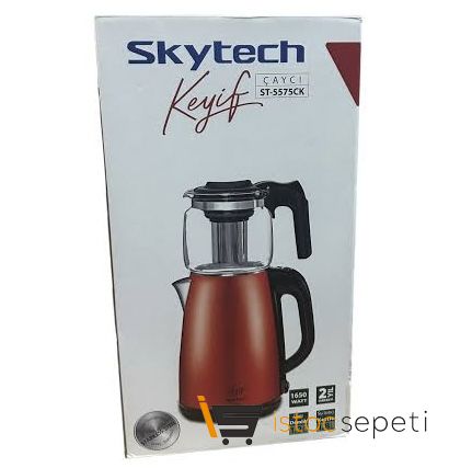 Skytech Keyif Çaycı Stf-5575CK Çay Makinesi Semaver