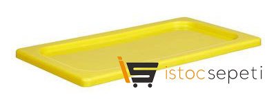 Kilitli Propilen Gastronomi Kapağı GN 1/3 Sarı