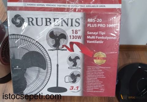 Rubenis Ayaklı Vantilatör Sanayi Tipi