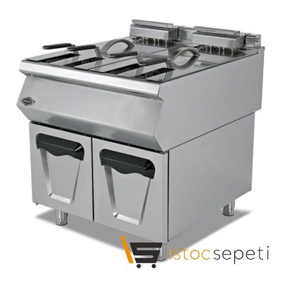 Empero 900 Plus Dolaplı Fritöz 24+24 L LPG'li