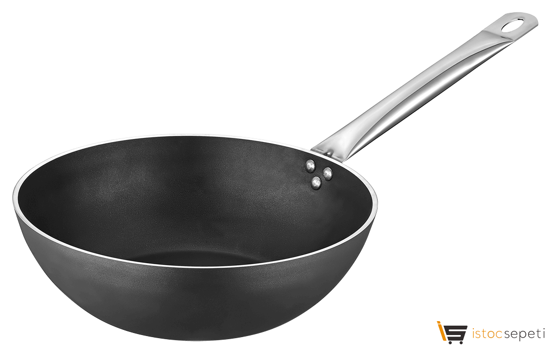 İnci Serisi Wok Tava 30x8.5 cm 4 mm
