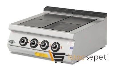 Empero 900 Seri Rus Tipi Pleytli Ocak 4'lü 80x90x30 cm Elektrikli