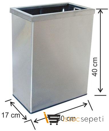 Arı Metal 1226 Duvar Montajlı Çöp Kovası Çemberli 20 L