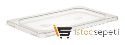 Kilitli Dikdörtgen Gastronomi Kapağı GN 1/4 Şeffaf