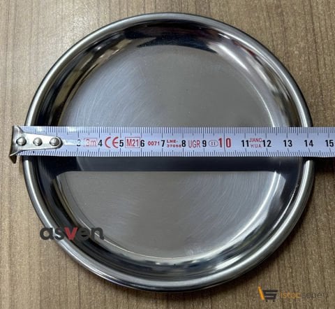 Çelik Meze Tabağı Lokanta Tipi 14 cm 10 Adet