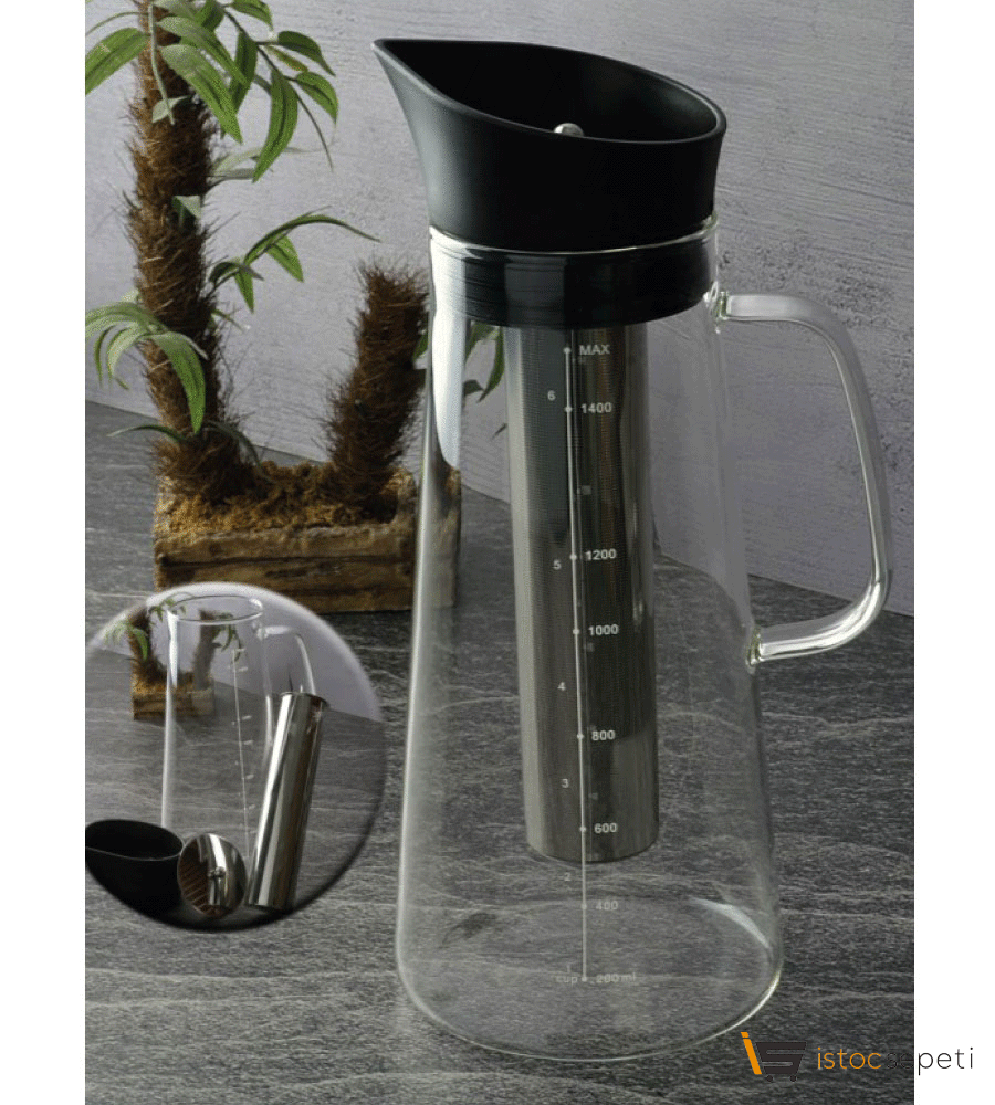 Cam Soğuk Demleme Matara 1500 ml Promosyon