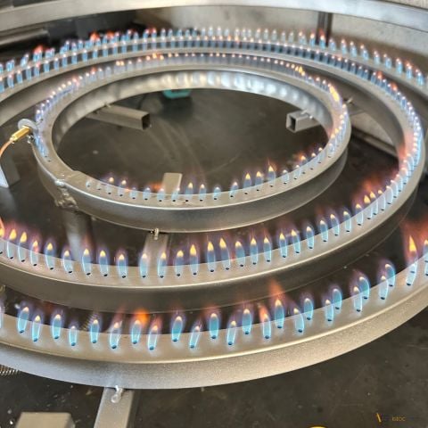 Yufka Sacları 90 cm Doğalgazlı Büyük Ayaklı Sanayi Tip