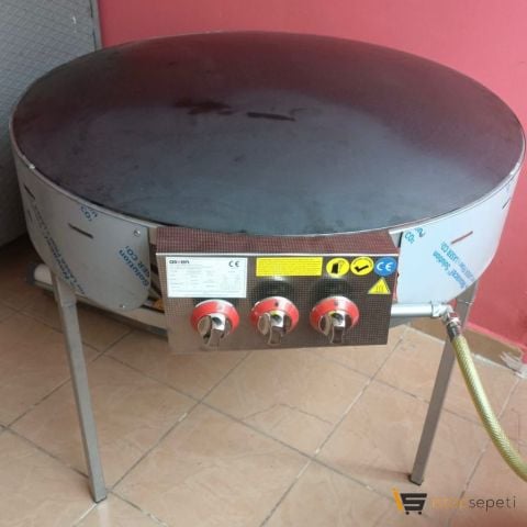 Yufka Sacları 90 cm Doğalgazlı Büyük Ayaklı Sanayi Tip