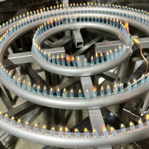 Yufka Sacları 90 cm Doğalgazlı Büyük Ayaklı Sanayi Tip