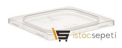 Kilitli Kare Gastronomi Kapağı GN 1/6 Şeffaf
