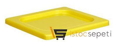 Kilitli Kare Gastronomi Kapağı GN 1/6 Sarı