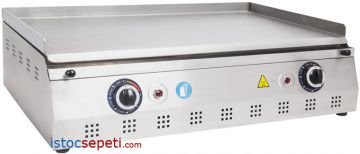 Sanayi Tipi Doğalgazlı Izgara Makinesi 70 cm Pleyt Köfte Tavuk Izgaraları