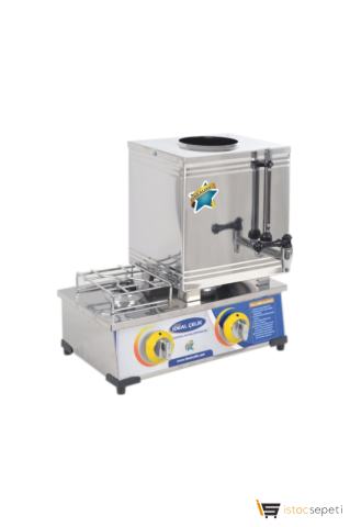 İdeal Çelik Gazlı Çay Ocağı - Tek Demlik 15lik İÇ315