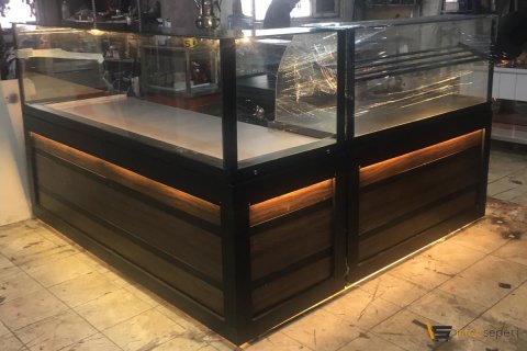 Börek Tezgahı VE Kuru Pasta Tezgahı Ahşap Model