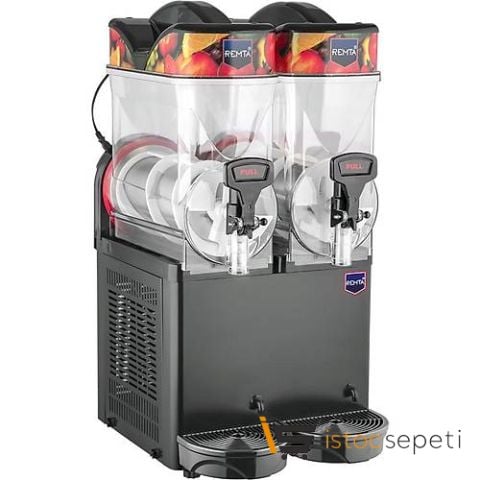 Remta İkili Slush Buzlaş Karlı Şerbet Makinesi ST26
