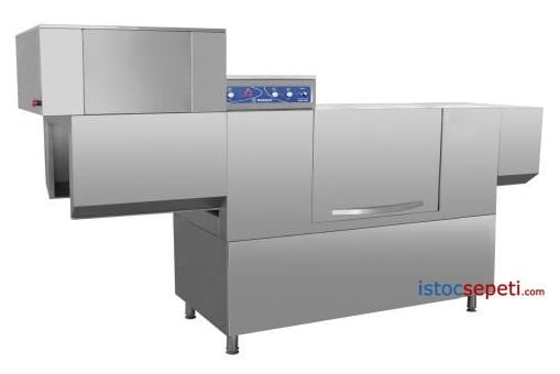 Sanayi Tipi Konveyörlü Bulaşık Makinası 3000 Tabak/S Kapasiteli